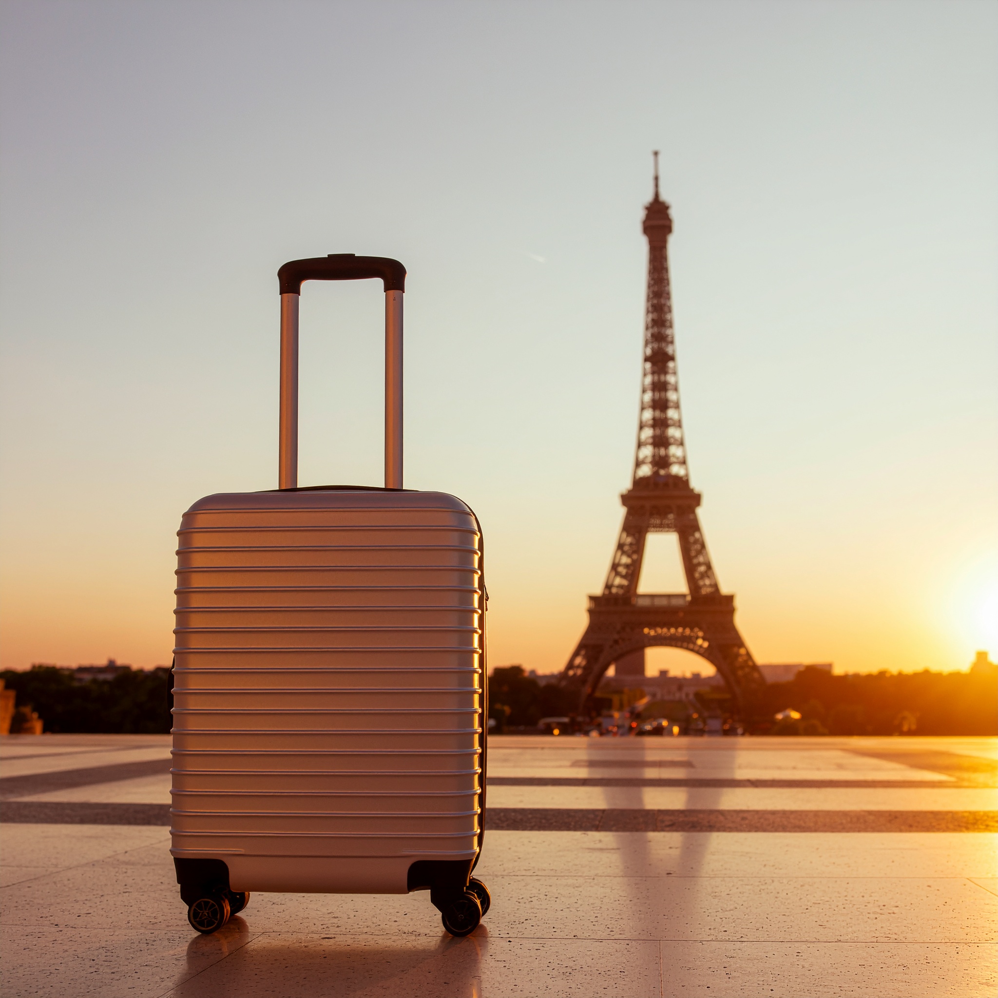 Firefly Cinematic Warm Tone Travel Scene Inspired By France Eiffel Tower In The Background 341199