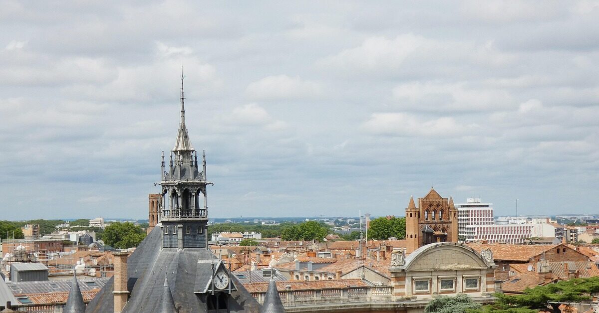 buildings, roofs, dungeon, skyline, architecture, city, town, toulouse, occitania, france, toulouse, toulouse, toulouse, toulouse, toulouse